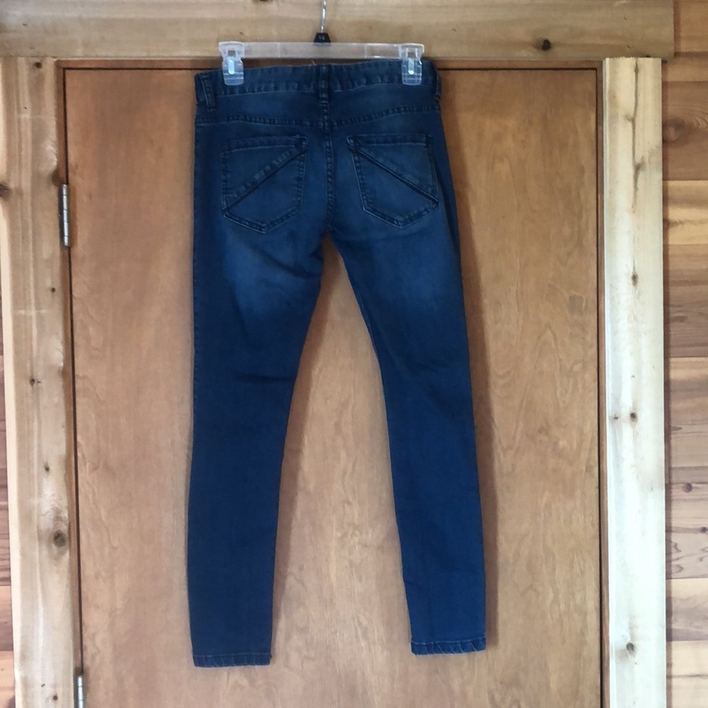 Free People faux leather striped jeans - Picture 8 of 10